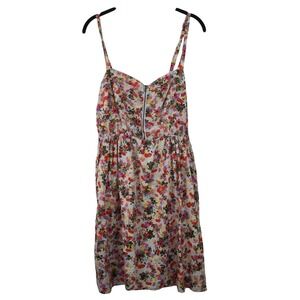 Torrid Womens Floral Sweetheart Neck Midi Sun Dress Size 16 Strappy‎ Boho